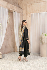 Semi-Unstitched ILONA Fancy Embroidered Collection by Tawakkal D-9585